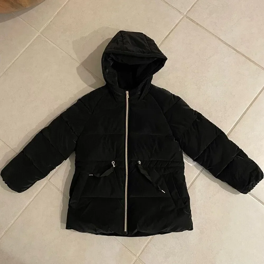 Mayoral Black Puffer Coat Size 8